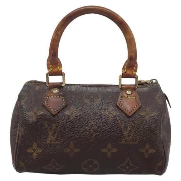 LOUIS VUITTON Monogram Mini Speedy Hand Bag